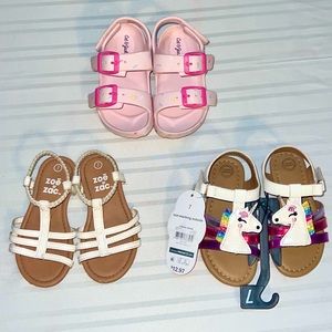 3 Pair of Toddler Shoes Size 7~All NWT or Like New